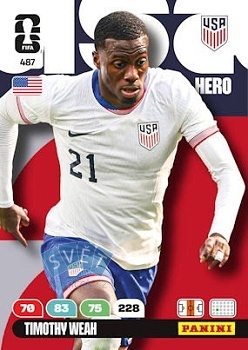 Timothy Weah USA Panini FIFA World Cup 2026 Adrenalyn XL #487